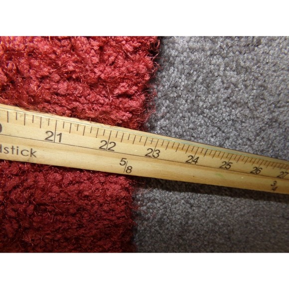 Poof Apparel women's maroon popcorn sweater size MED - Picture 7 of 7